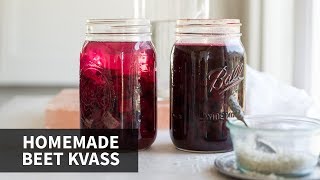 How to Make Beet Kvass  healthy fermented drink [upl. by Azer]