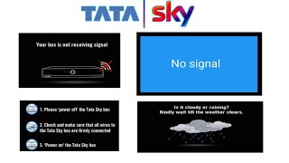 Tata sky No signal Problem solved [upl. by Eniamirt874]