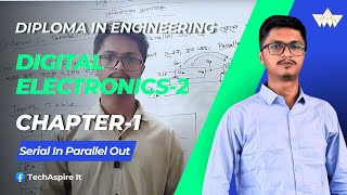 Shift Register Digital Electronics 2 Chapter 1 Register Serial In Parallel Out [upl. by Eiznil]