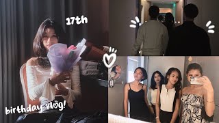 birthday vlog🎂 seventeenth hotel with friends karaoke eating out [upl. by Nertie]