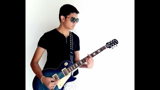 Sandaganawa  Dhanith Sri  Guitar Cover by Madusha Gunathilake [upl. by Orji]