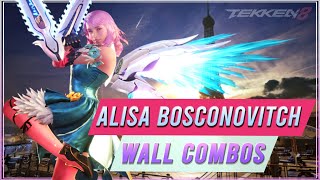 【Tekken 8 Alisa】Combo guide part 2 wall combos amp carry [upl. by Cos]