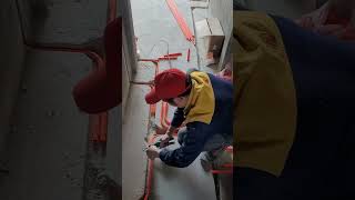 Installation process of conduit [upl. by Eetsim]