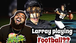 LARRAY  I’ve decided to become a professional athlete  REACTION [upl. by Suqram]