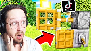 JE TESTE DES BUGS DE DUPLICATIONS TIK TOK SUR MINECRAFT  Diamant  tnt infini  17 [upl. by Innob]