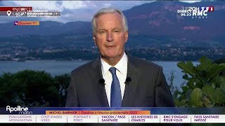 Présidentielle 2022  Michel Barnier candidat à la primaire de la droite [upl. by Higginbotham]