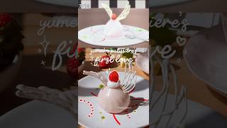 recreating the STRAWBERRY MOUSSE from yumeiro patissiere animefood shoujo nobakedessert [upl. by Ahsenek]