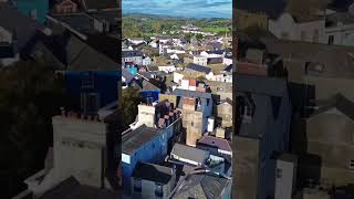 Tenby from the air Full stealth van camping video on my channel Waiting For The Knock [upl. by Rebme]