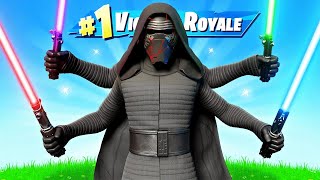 The MYTHIC Lightsaber in Fortnite [upl. by Maxia]