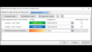 Mise en forme conditionnelle Excel [upl. by Randie]