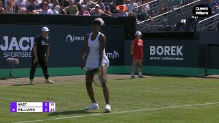 Celine Naef v Venus Williams  sHertogenbosch 2023 R1 Highlights [upl. by Hgielek]