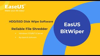 2022 New Disk Partition Wipe Software for Windows 111087  EaseUS [upl. by Ekrub]