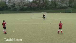 Soccer Drills  Goalkeeping 3  Footwork [upl. by Amalie]