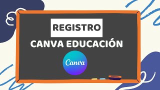 Registro a Canva EDU [upl. by Donell]