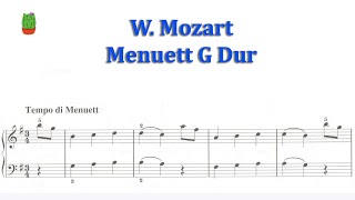 WAMozart  Menuett G Dur [upl. by Acilgna]