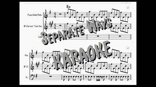 Separate Ways KARAOKE [upl. by Er]