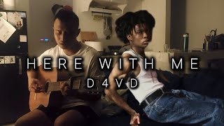 Here With Me  D4VD acoustic cover [upl. by Lesh]