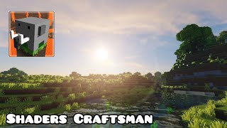 SHADERS CRAFTSMANMASTERCRAFT MOD APK LINK DOWNLOAD [upl. by Nylinnej]