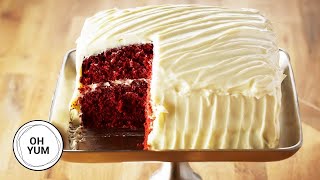 Professional Baker Teaches You How To Make RED VELVET CAKE [upl. by Llebana]