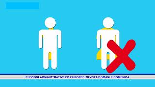 ELEZIONI AMMINISTRATIVE ED EUROPEE SI VOTA DOMANI E DOMENICA [upl. by Airamat687]