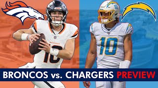 Broncos vs Chargers Preview Injury News Analysis amp Predictions  NFL Week 6 [upl. by Huberman]