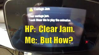 Solve HP OfficeJet Pro Problem Instantly  The Carriage Jam Fix Hack [upl. by Adaner]