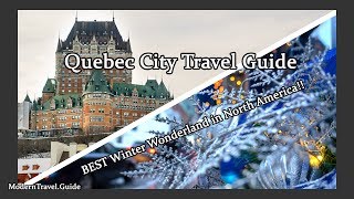 Most GORGEOUS Winter Wonderland in North America  Quebec City Christmas  Modern Travel Guide 4K [upl. by Mukul]