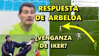 BALONAZO CASILLAS a ARBELOA en partido LEYENDAS vs OPORTO y RESPUESTA [upl. by Adama]