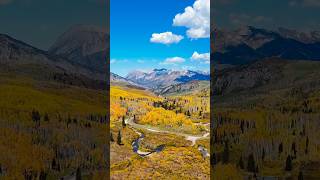 Kebler Pass 4k Drone Fall Colors keblerpass crestedbutte colorado [upl. by Leirda869]