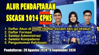 ALUR PENDAFTARAN SSCASN 2024 CPNS [upl. by Nylle]