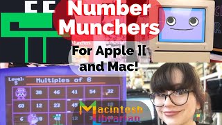 Number Munchers for the Apple II and Macintosh  Software Overview [upl. by Noitna]