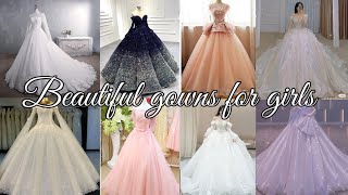 Trending gowns for girl  heavy gown for girls  Most Beautiful princess gown for girls [upl. by Ordep628]