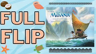 Disney’s The Art Of Moana Book Full Flip Through Disney moana Disneybook beautifulbook [upl. by Eilzel]