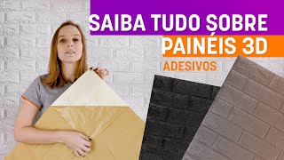 Painel 3D Autoadesivo  Saiba tudo antes de comprar [upl. by Ferde]