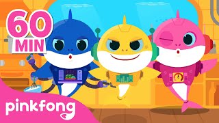 Mix  Baby Shark Robot and more  Baby Shark Remix  Compilation  Pinkfong Songs for Children [upl. by Valdis685]