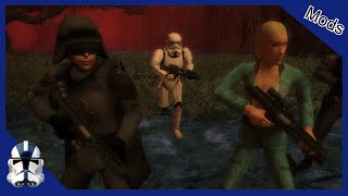 Dagobah Survival Mode  Star Wars Battlefront II 2005 Legends Mod [upl. by Liris]