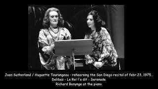 Delibes  Le roi la dit  duet sung by Joan Sutherland and Huguette Tourangeau [upl. by Yeniar]