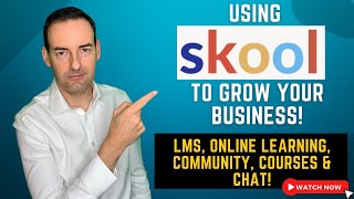 Using Skool by Sam Ovens for courses training community learning management system and chat [upl. by Declan43]