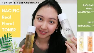 Review dan Perbandingan Toner NACIFIC Calendula vs Rose  BAGUSAN mana [upl. by Viola]