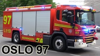 Oslo Brann og redningsetatOslo Fire Brigade 96  97 NO  62016 [upl. by Cindie]