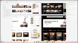 UIUX Design with Adobe xd coffee Dashboard design ep 10 animation [upl. by Kciredorb]