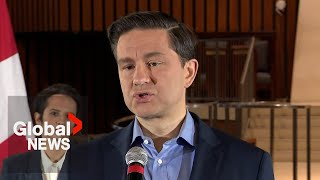 Poilievre calls for review of Canada’s terror assessment [upl. by Monro]