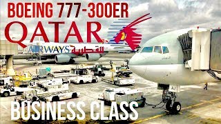 Qatar Airways Business Class Boeing 777300ER Doha to Johannesburg [upl. by Zondra742]