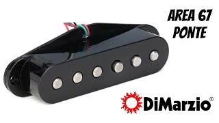 Review Captador DiMarzio Area 67 Ponte DP419 [upl. by Attenwad]