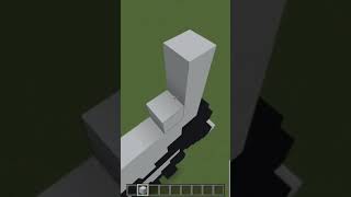 Minecraft Skeleton Tutorial minecraft minecraftshorts youtubeshorts [upl. by Leidag]