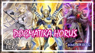 DOGMATIKA HORUS COMBO RANKED GAMEPLAY YuGiOh Master Duel horus dogmatika masterduel [upl. by Reyotal62]