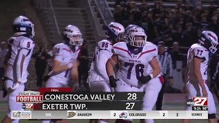 Conestoga Valley remains unbeaten after nailbiter against Exeter Township [upl. by Leahplar]