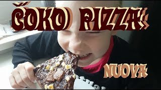 Čokoládová pizza Dr Oetker 🍫  Challenges  Máma v Německu [upl. by Arammat]