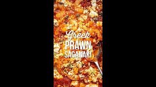 Prawn Saganaki Prawn Saganaki Recipe [upl. by Winther]