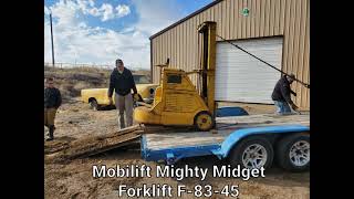 Mobilift Mighty Midget Forklift Model F8345 [upl. by Otilesoj]